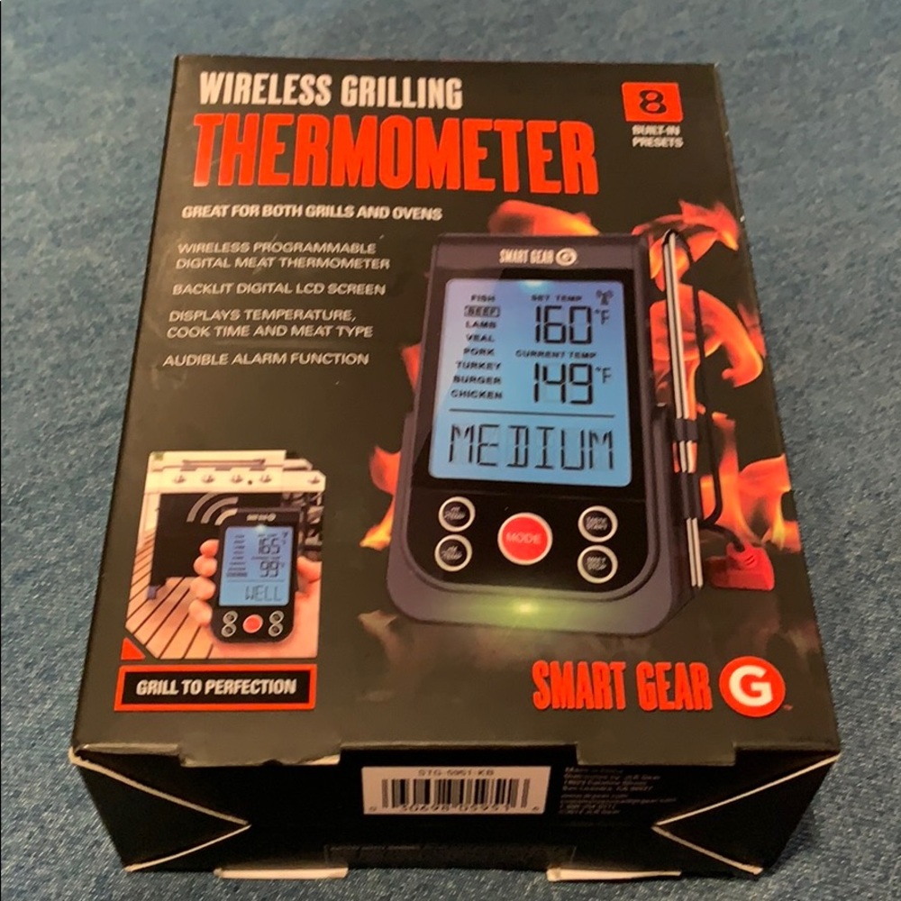 Smart Gear Wireless Grilling Thermometer
